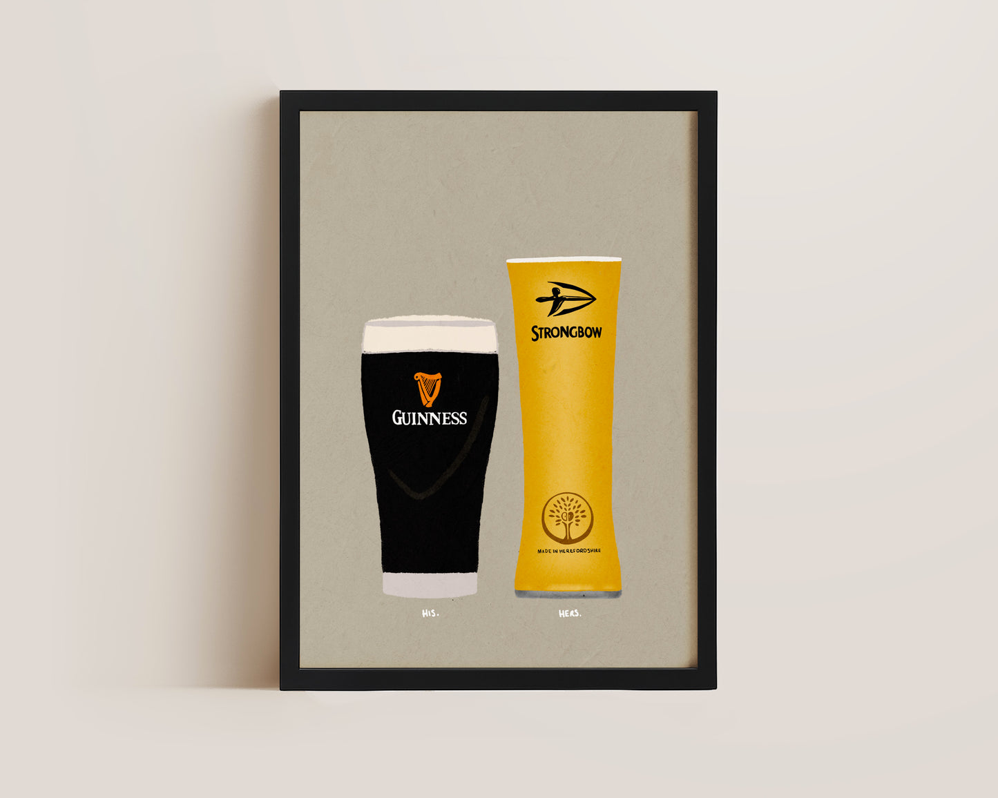 Guinness & Strongbow Print