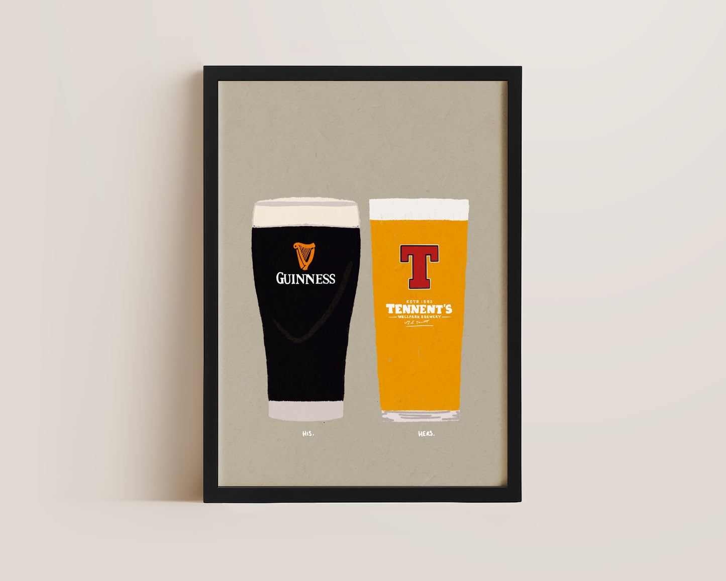 Guinness & Tennent's Print
