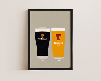 Guinness & Tennent's Print