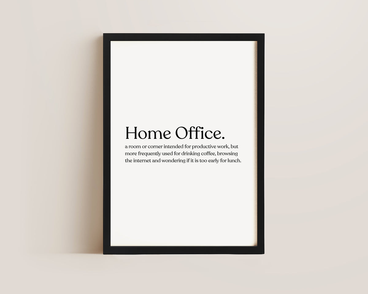Home Office Definition Print