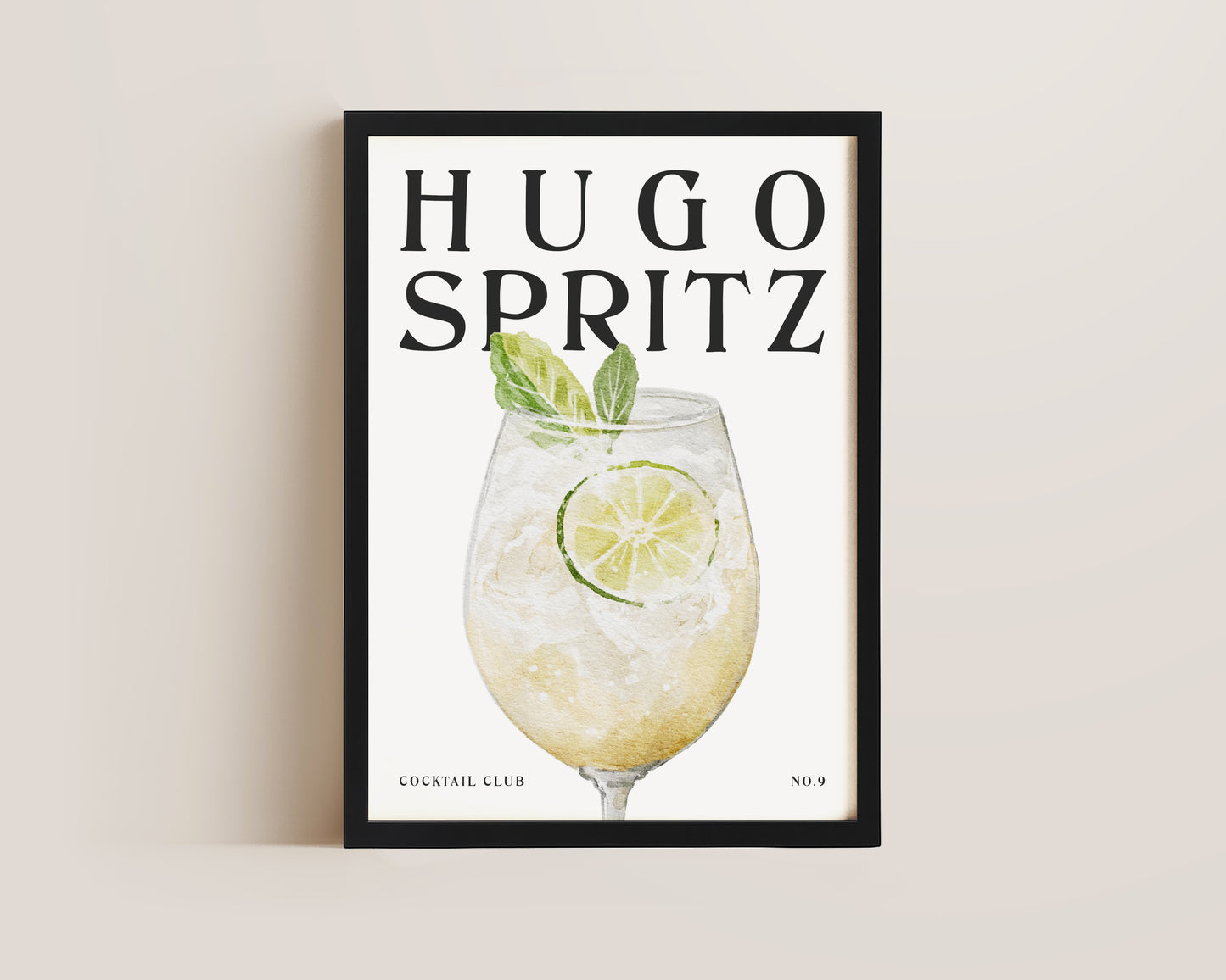 Hugo Spritz Cocktail Print
