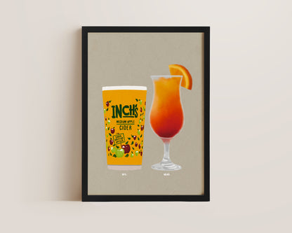 Inch's & Sex On The Beach Print
