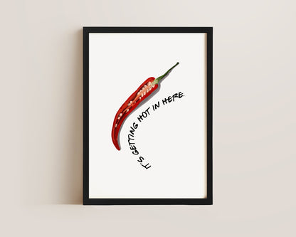 Hot In Here Chilli Print