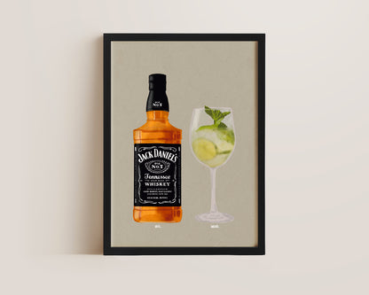 Jack Daniel's & Hugo Spritz Print