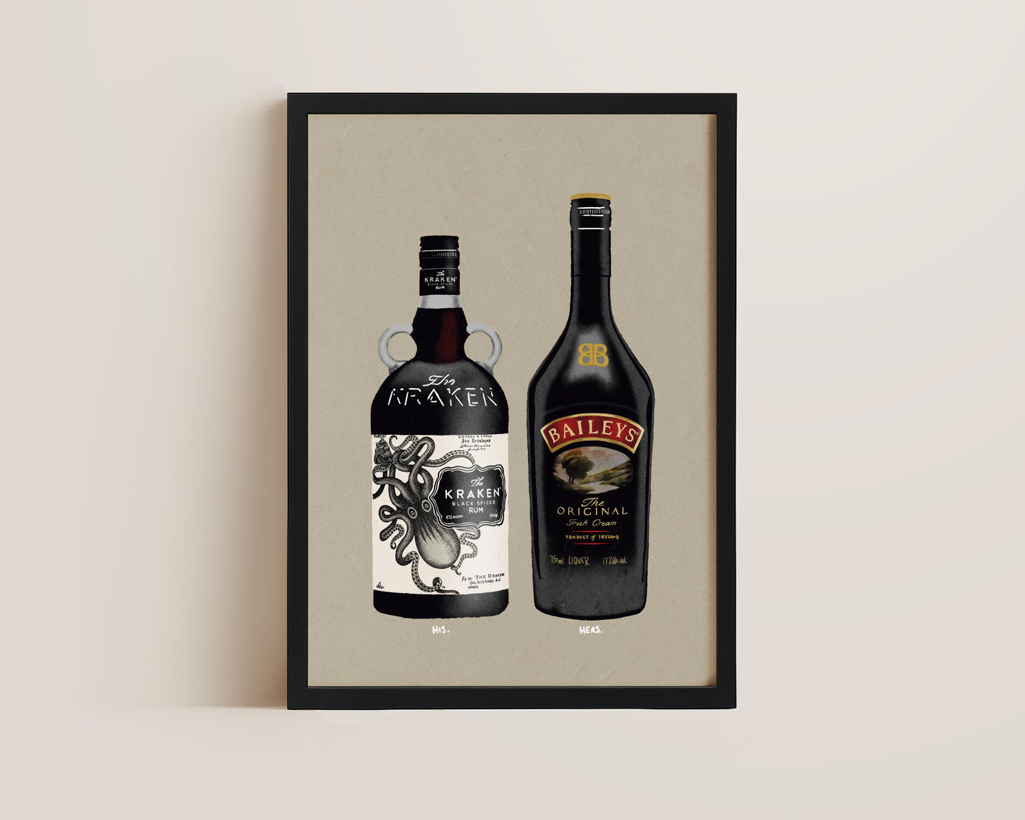 Kraken & Baileys Print