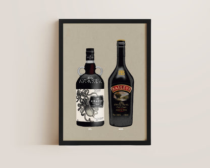 Kraken & Baileys Print