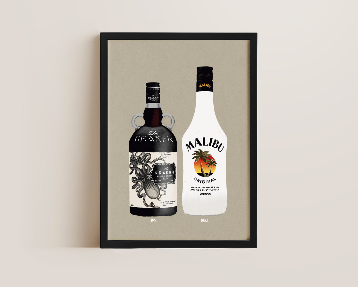 Kraken & Malibu Print