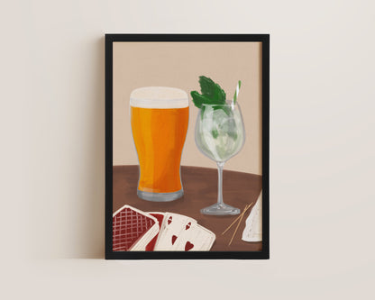 Lager & Hugo Spritz Date Night Print