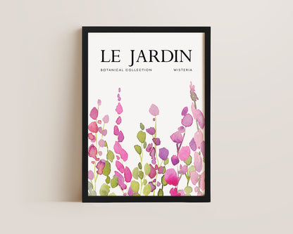 Le Jardin Wisteria Print