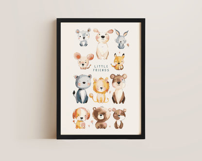Little Friends Print