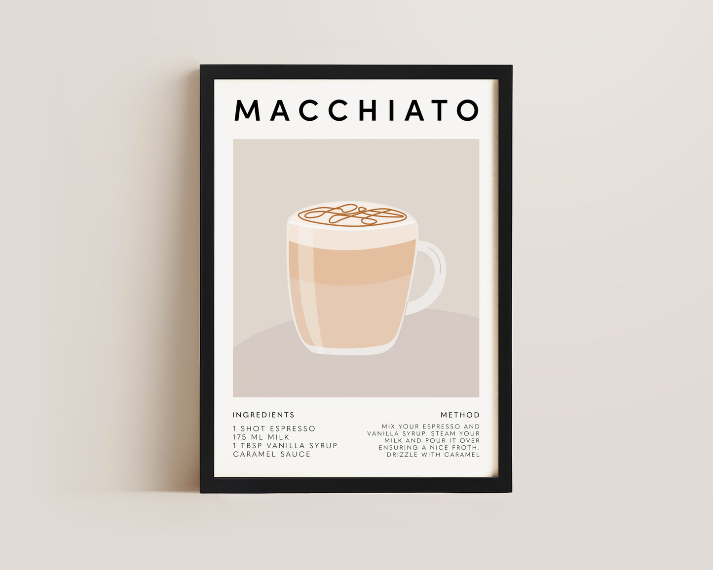 Macchiato Coffee Recipe Print