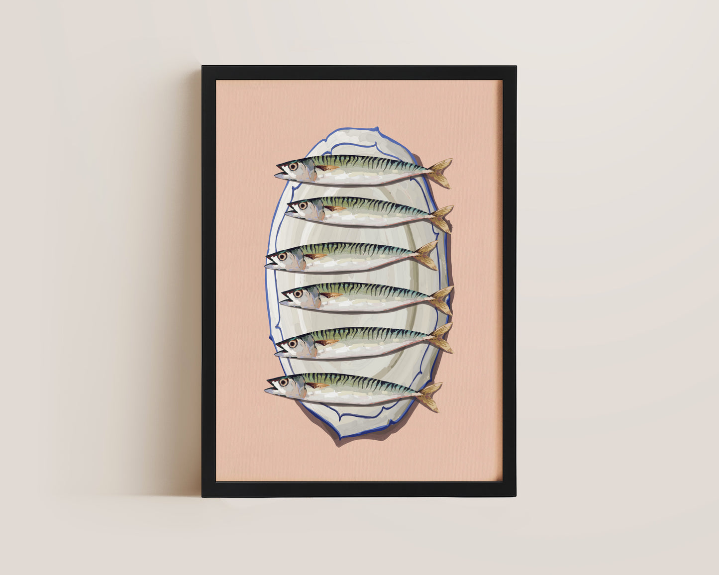 Pink Mackerel Print