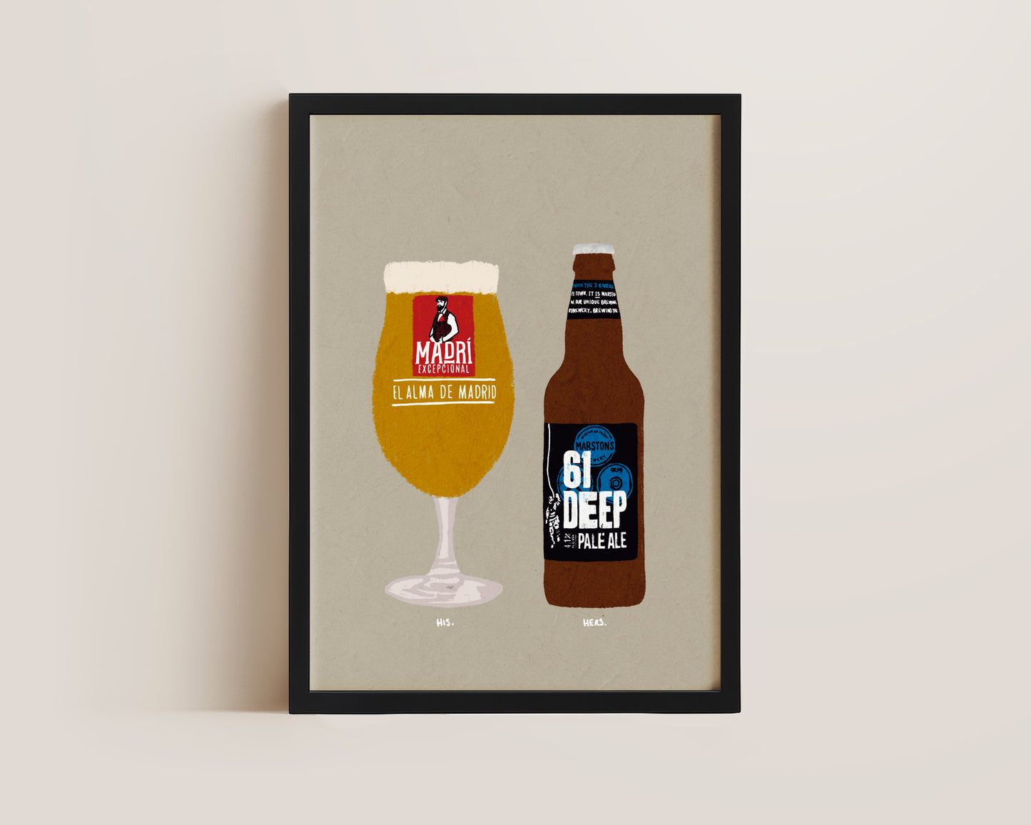Madri & 61 Deep Pale Ale Print