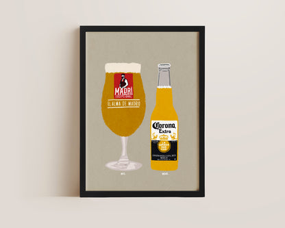 Madri & Corona Print