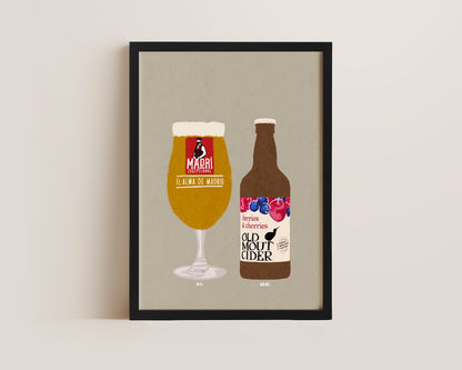 Madri & Old Mout Berries & Cherries Print