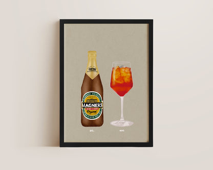 Magners & Aperol Spritz Print