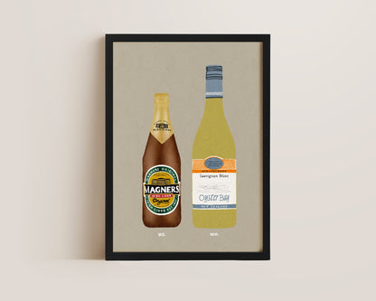 Magners & Oyster Bay Print