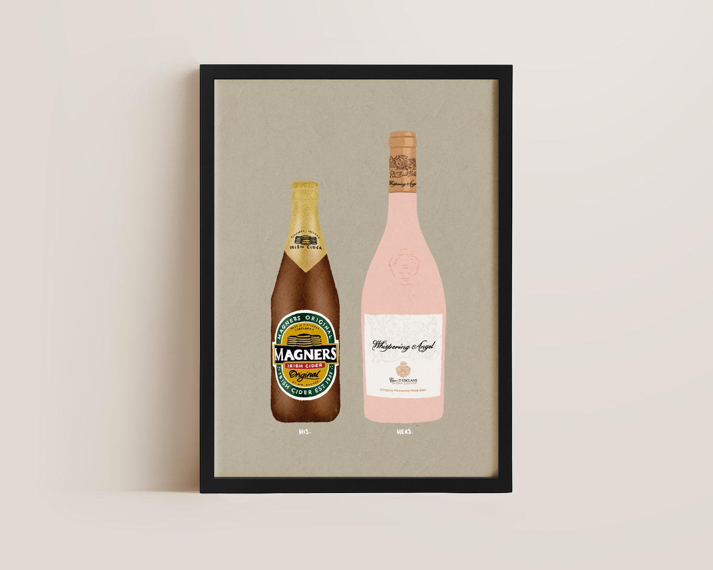 Magners & Whispering Angel Print