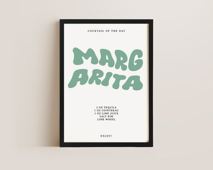 Margarita Recipe Print