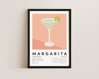 Margarita Cocktail Print
