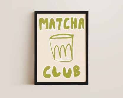 Matcha Club Print