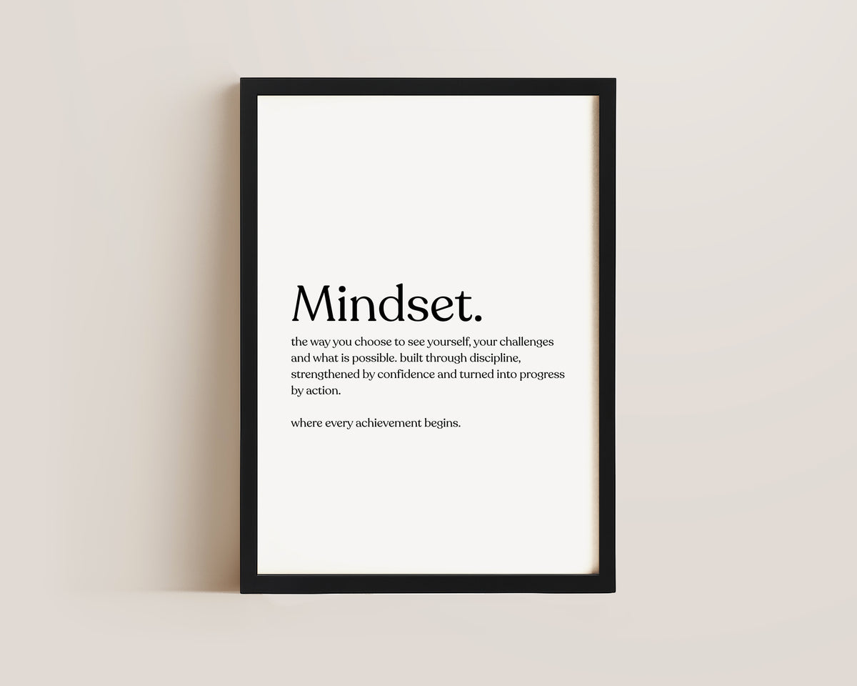 Mindset Definition Print
