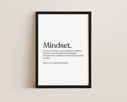 Mindset Definition Print
