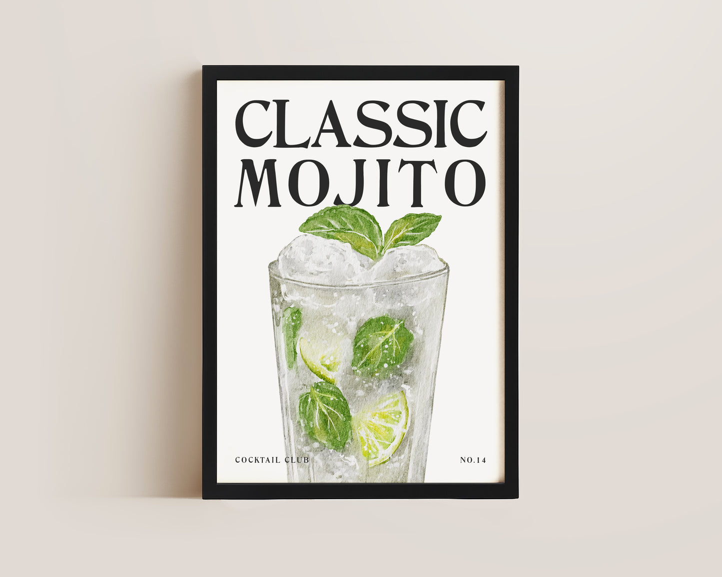 Mojito Cocktail Print