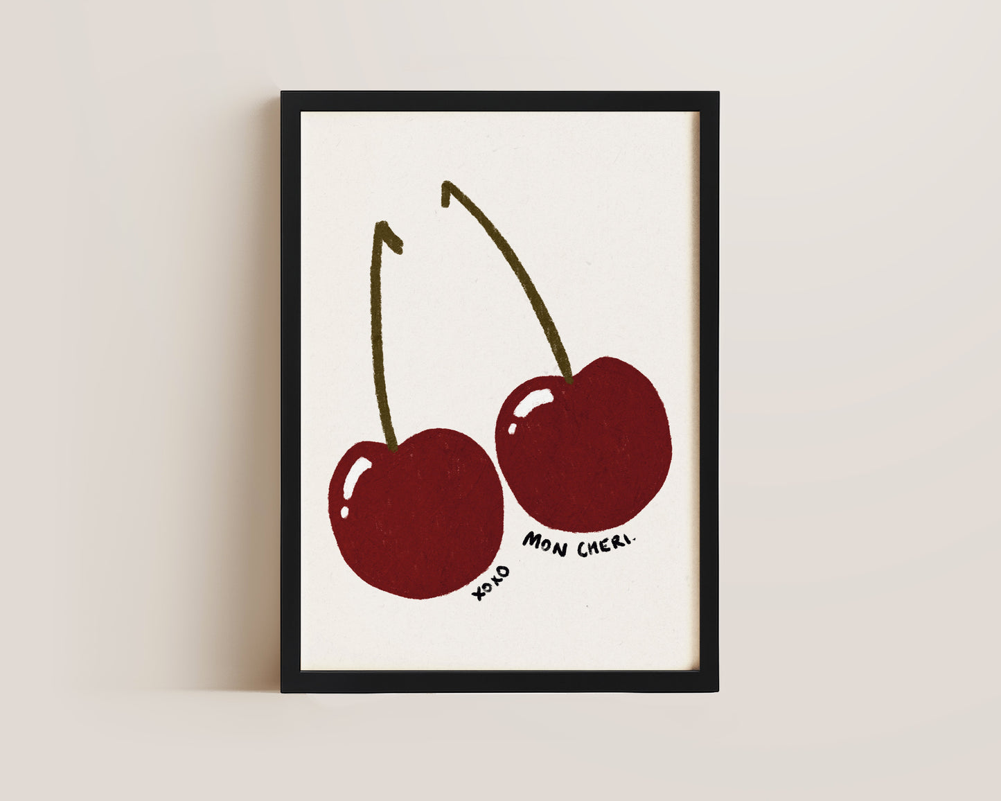 Mon Cheri XOXO Print