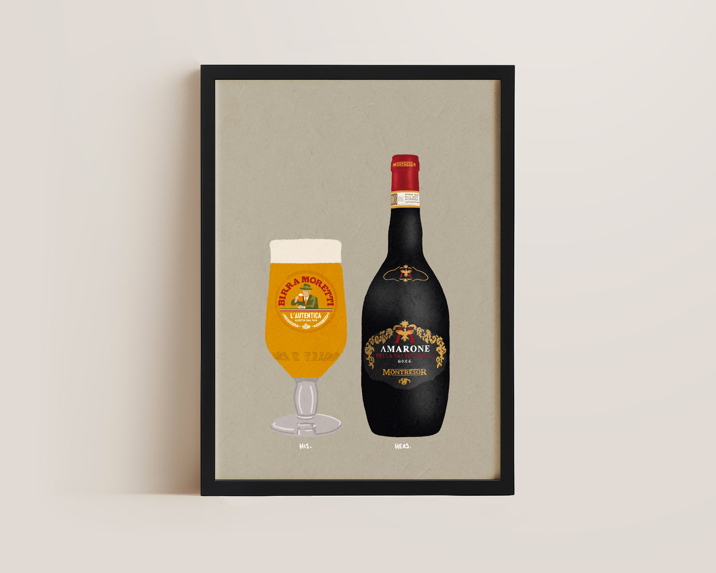 Moretti & Amarone Print