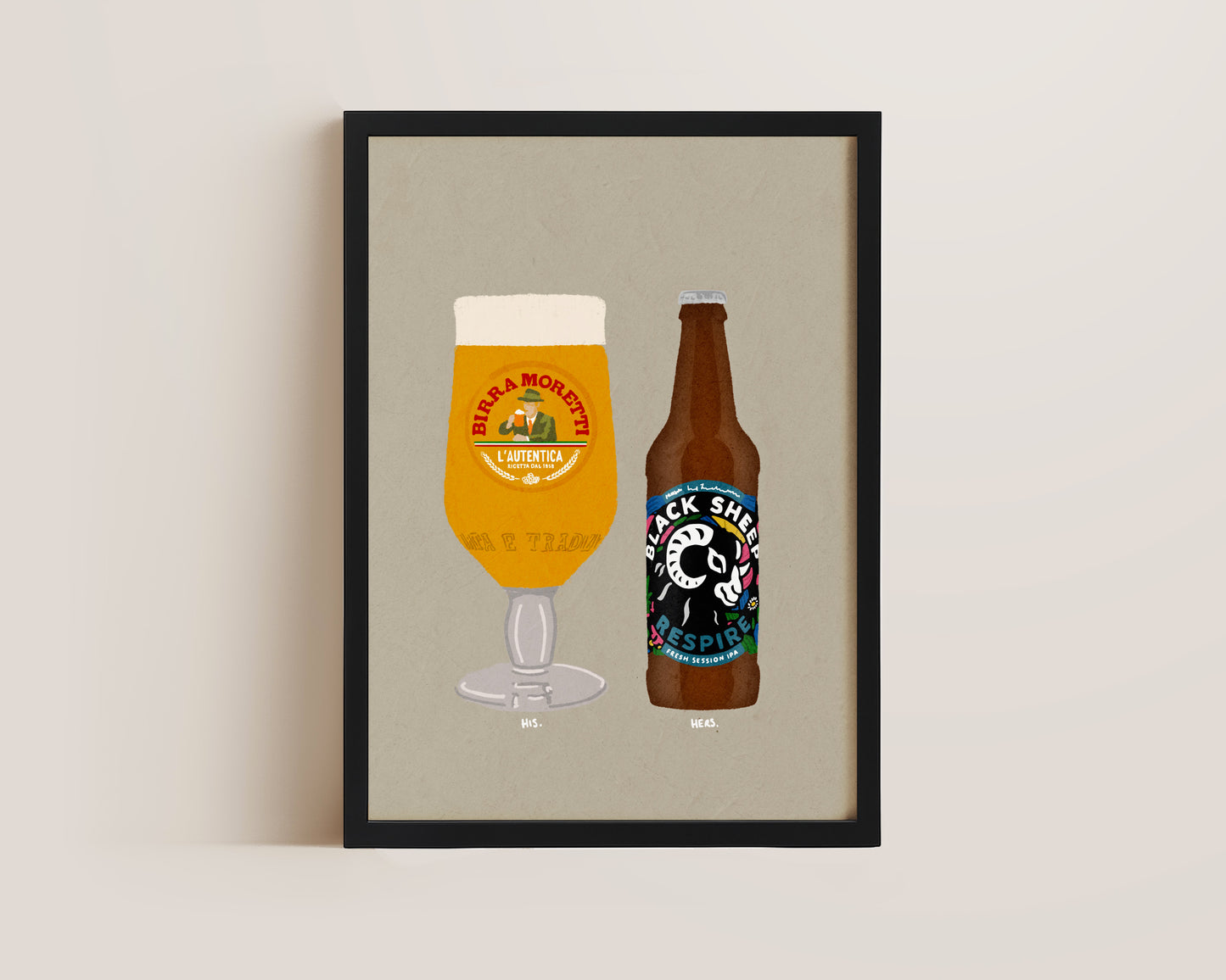 Moretti & Black Sheep Print