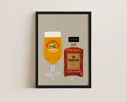 Moretti & Disaronno Print