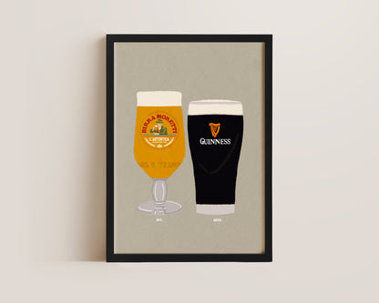 Moretti & Guinness Print
