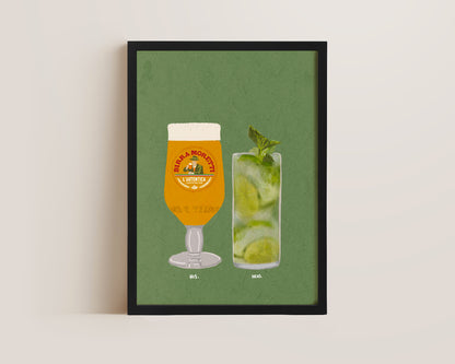 Moretti & Mojito Print