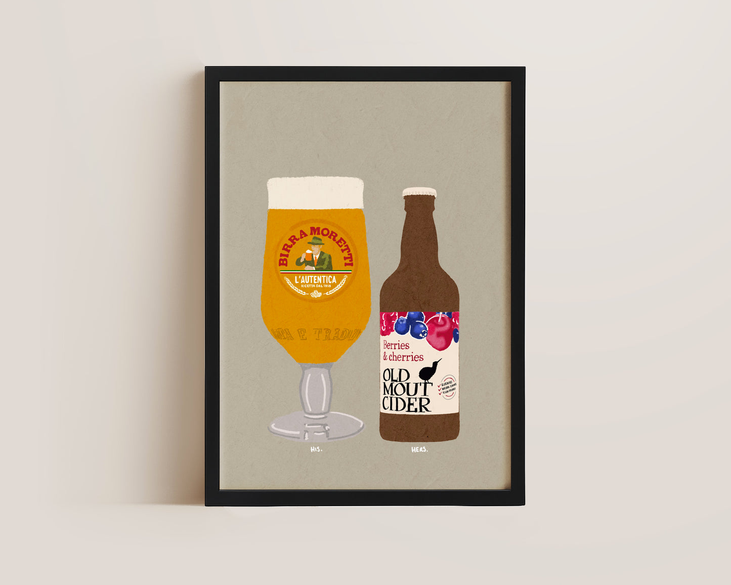 Moretti & Old Mout Berries & Cherries Print