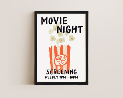 Movie Night Print