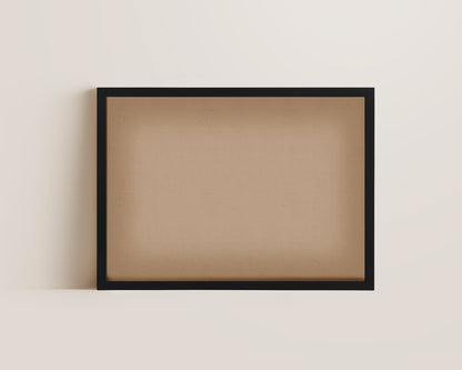 Neutral Linen Abstract Wall Art Print