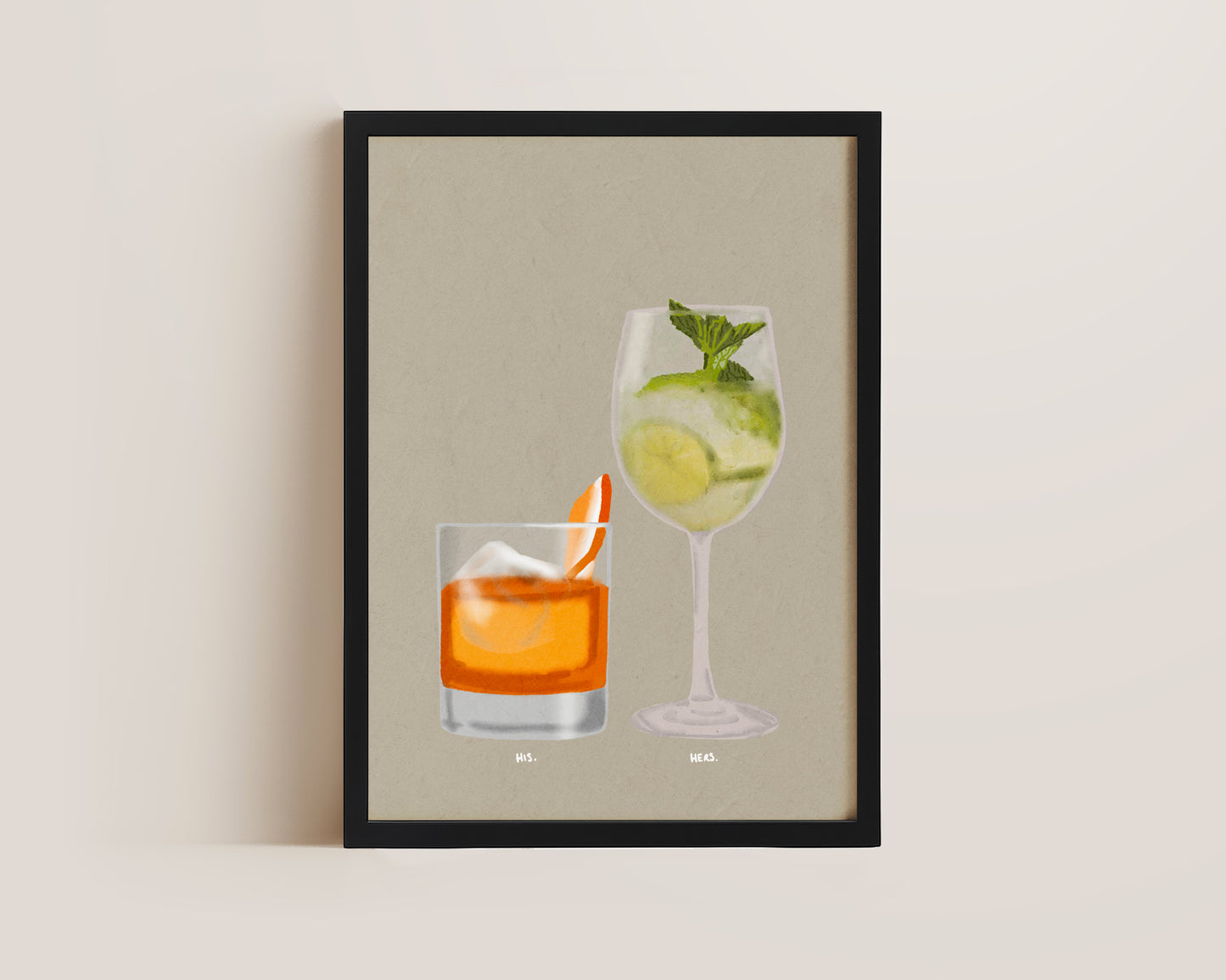 Old Fashioned & Hugo Spritz Print