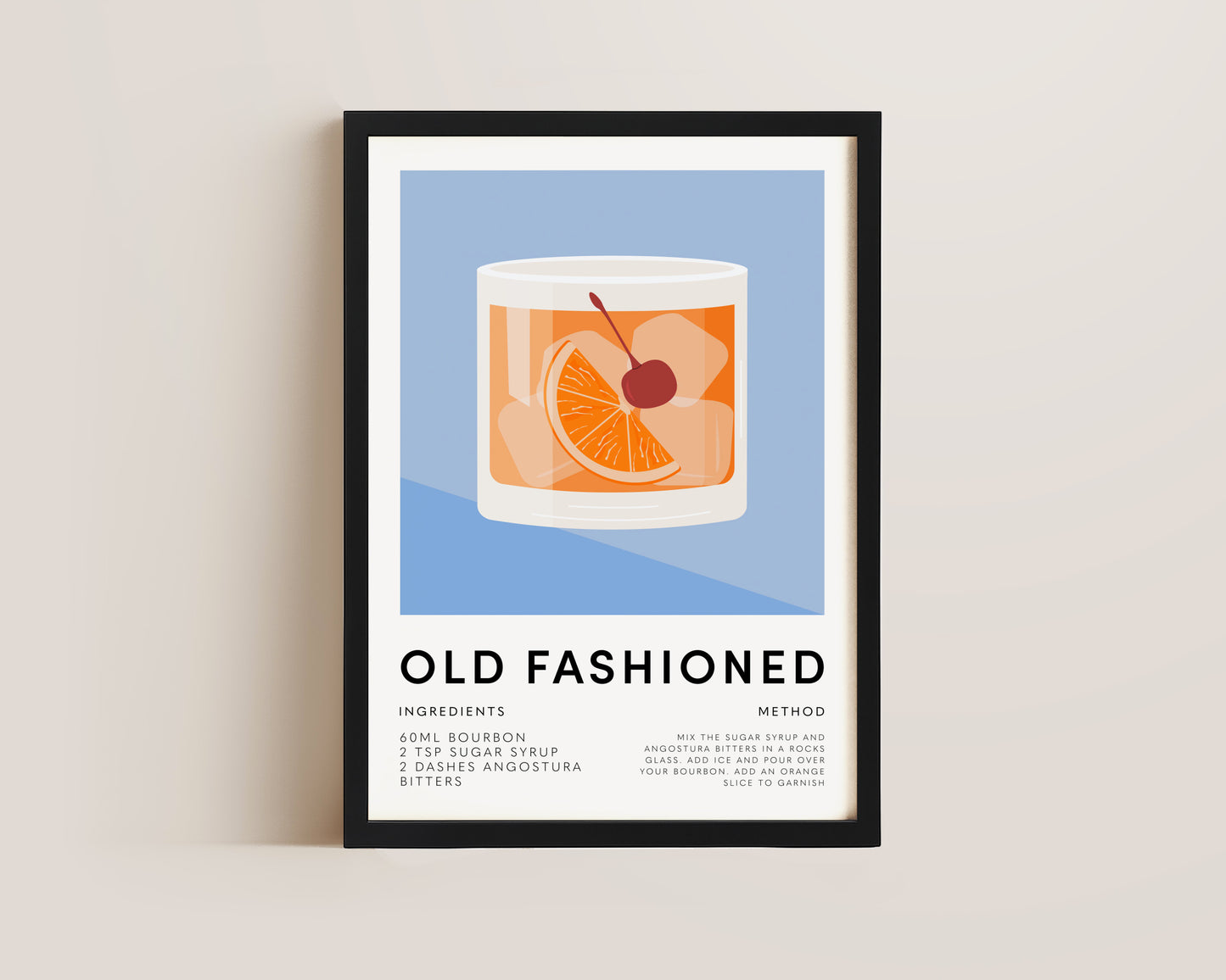 Old Fashioned Mixology Print