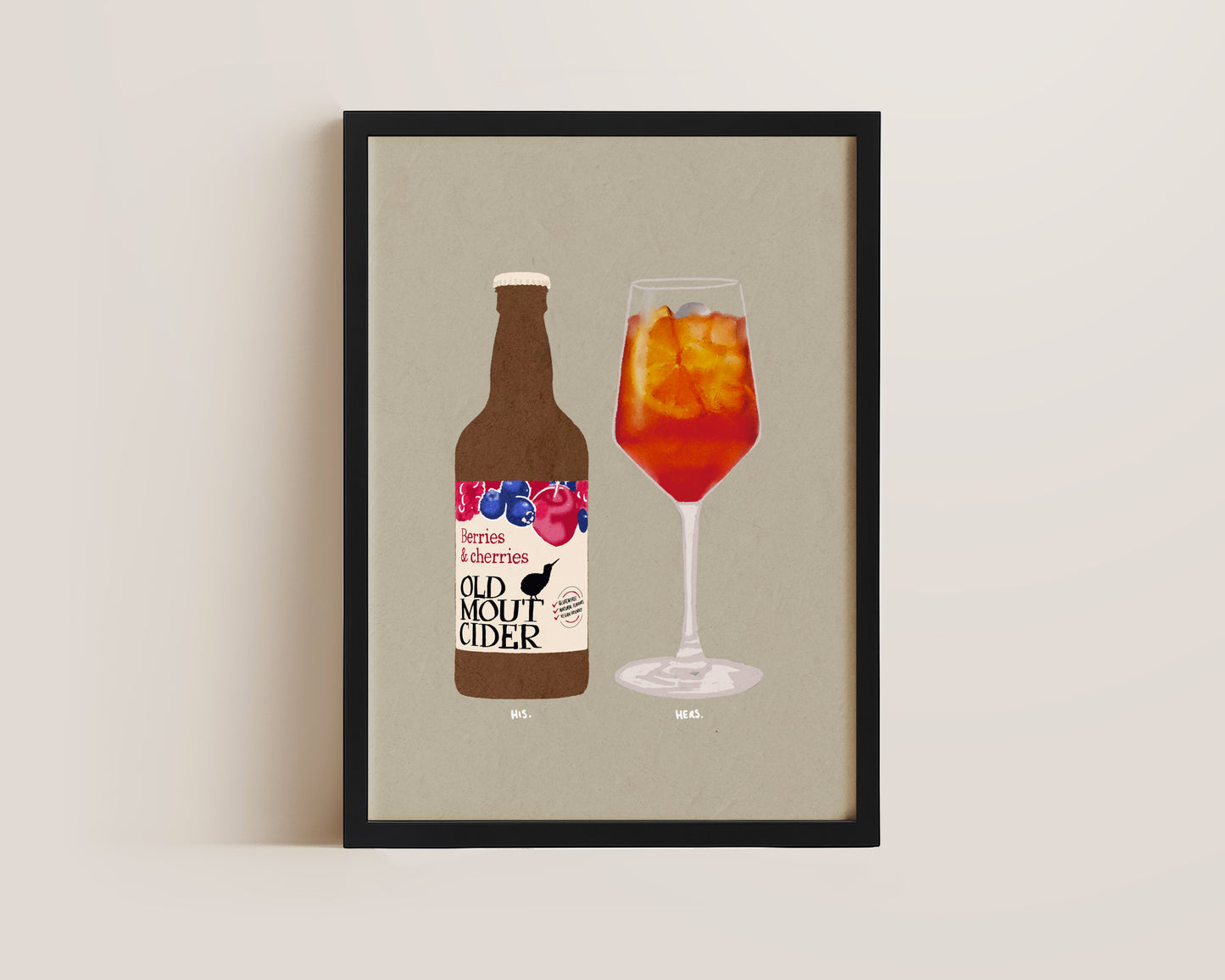 Old Mout Berries & Cherries & Aperol Spritz Print
