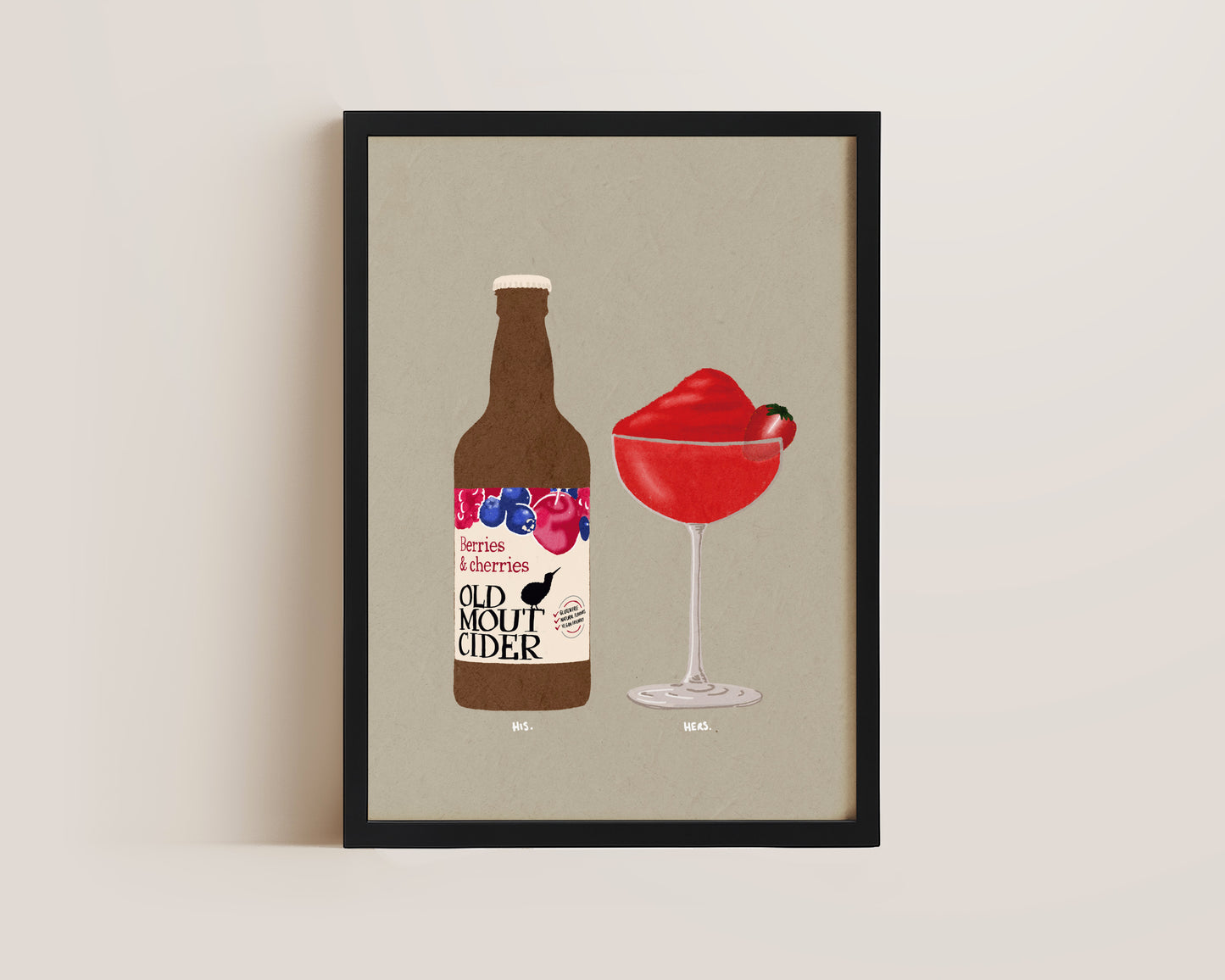 Old Mout Berries & Cherries & Frozen Strawberry Daiquiri Print