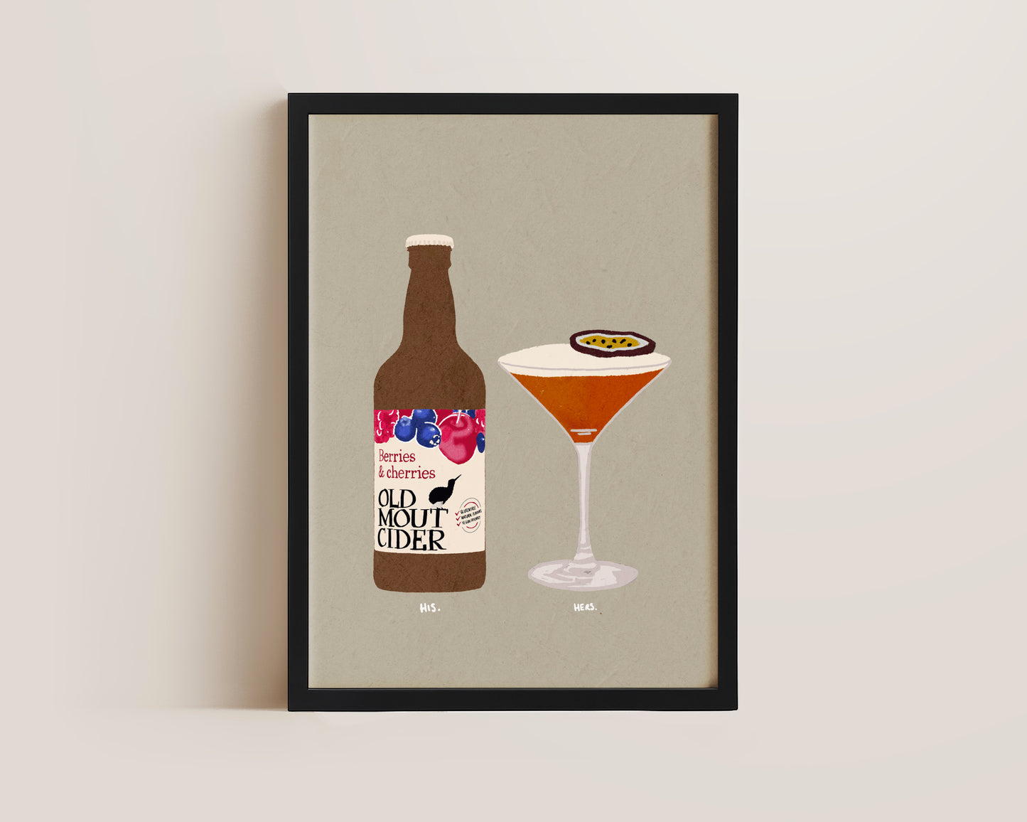 Old Mout Berries & Cherries & Pornstar Martini Print