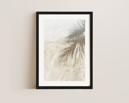 Palm Tree Shadows Print