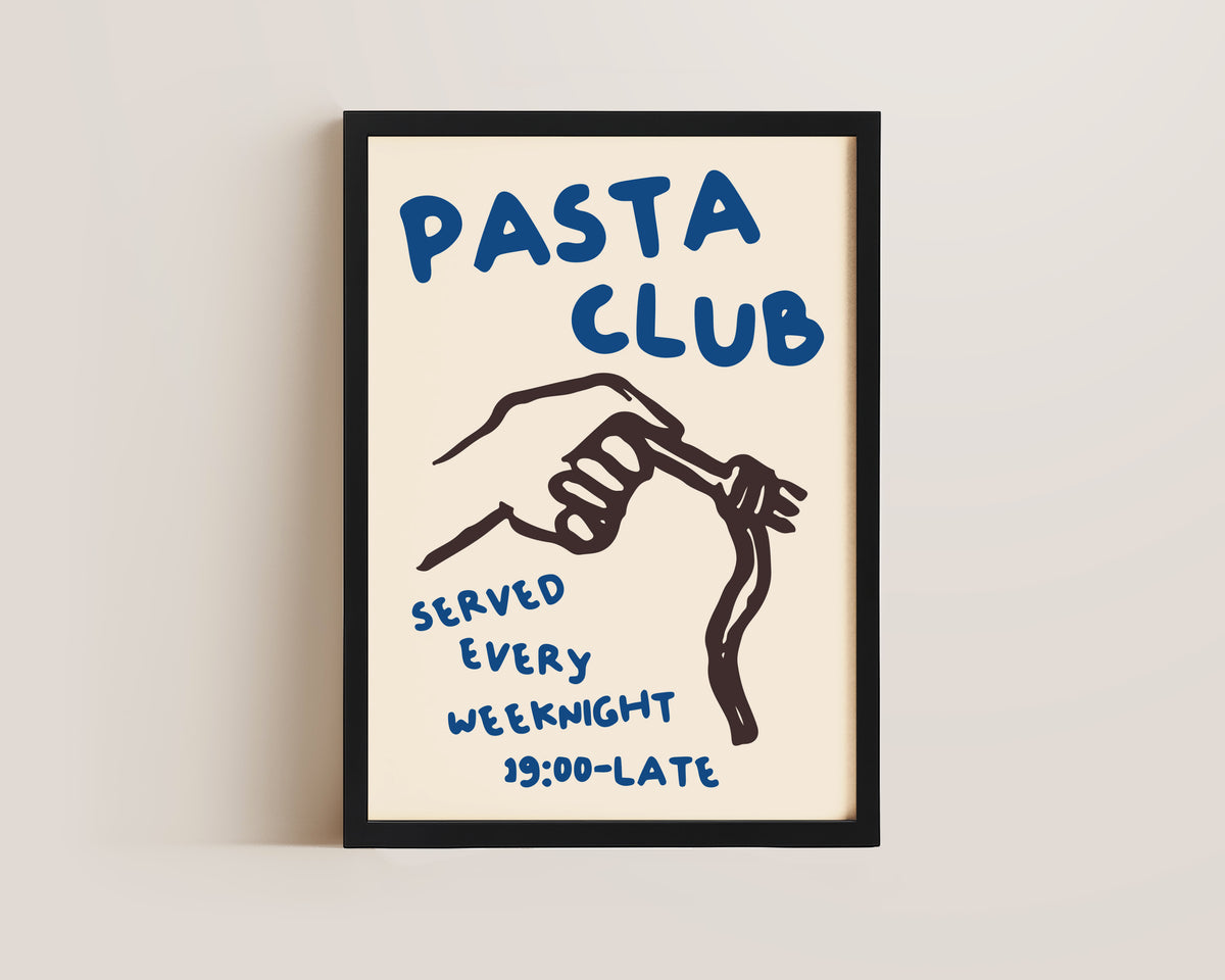 Pasta Club Blue Print