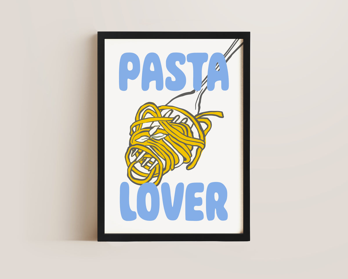 Pasta Lover Fork Print