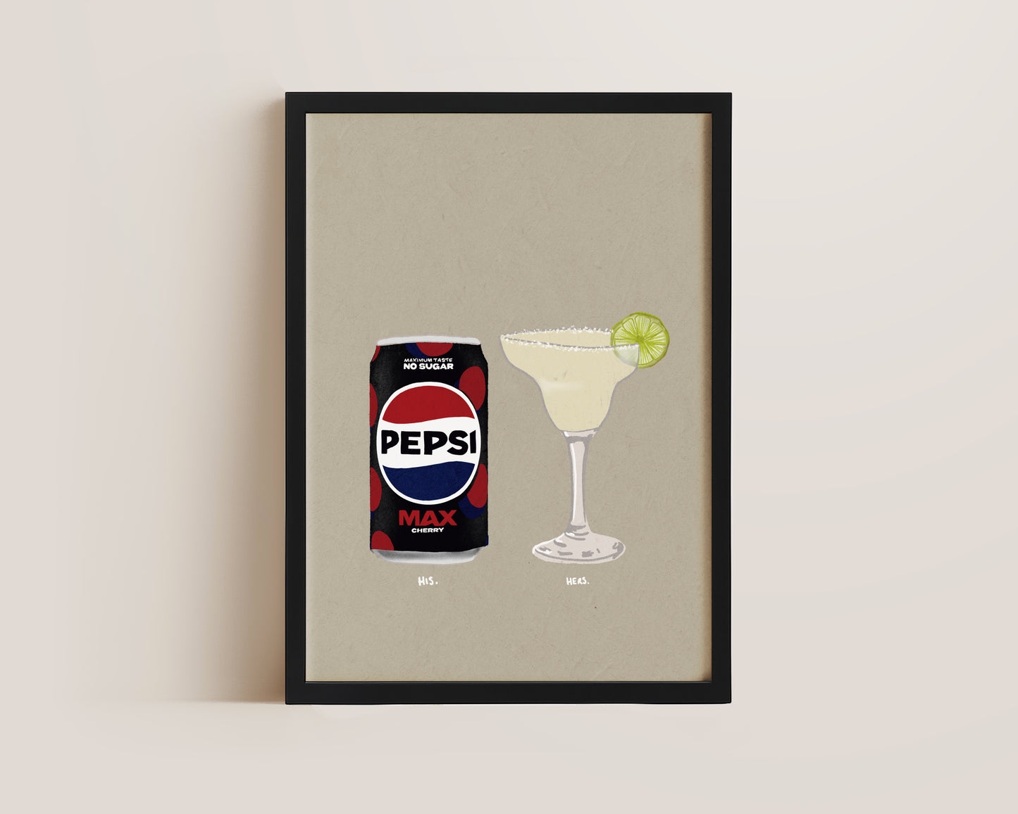 Pepsi Max Cherry & Margarita Print
