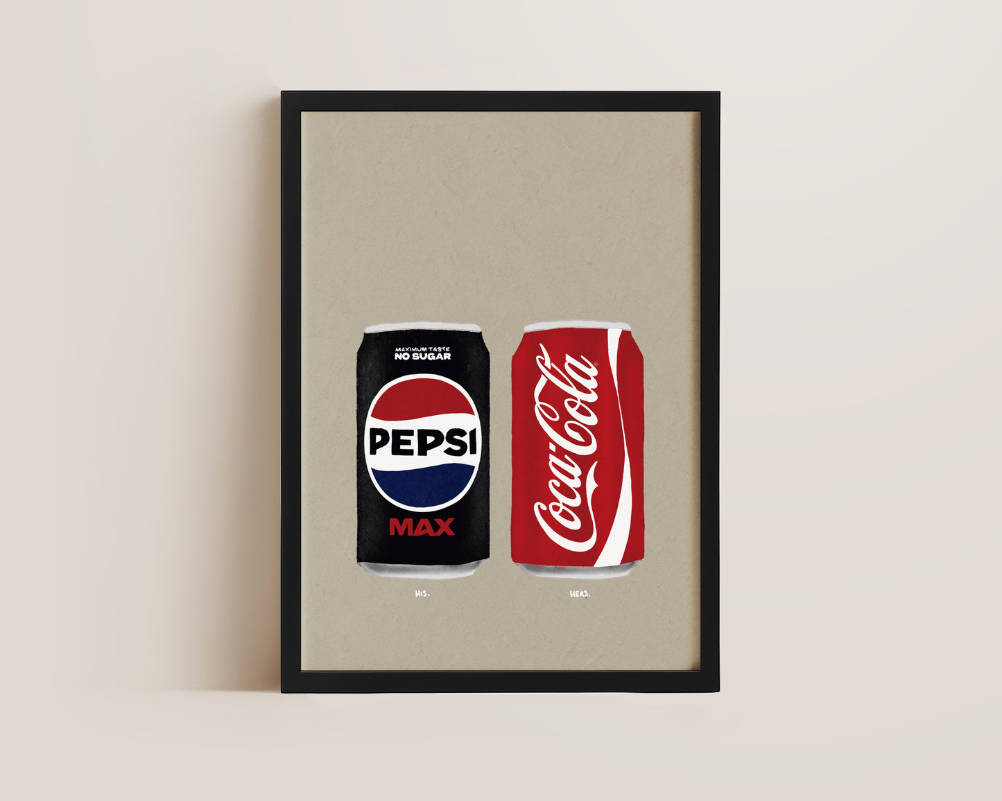 Pepsi Max & Coke Print