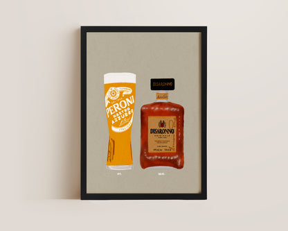 Peroni & Disaronno Print
