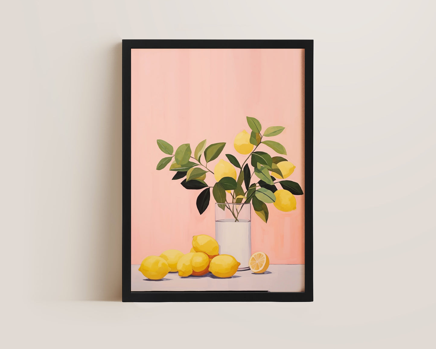 Pink Lemons Print