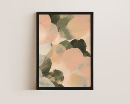 Pink & Green No. 1 Print